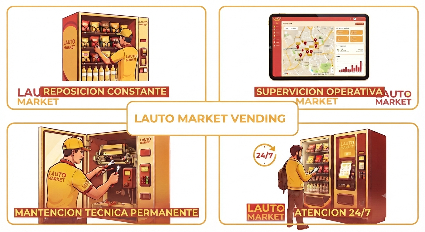 Razones para instalar Lauto Market Vending